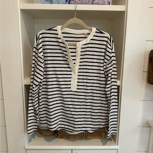 NWT Boden Striped Long Sleeve Top Sz 4